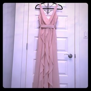 Vera Wang White collection chiffon gown